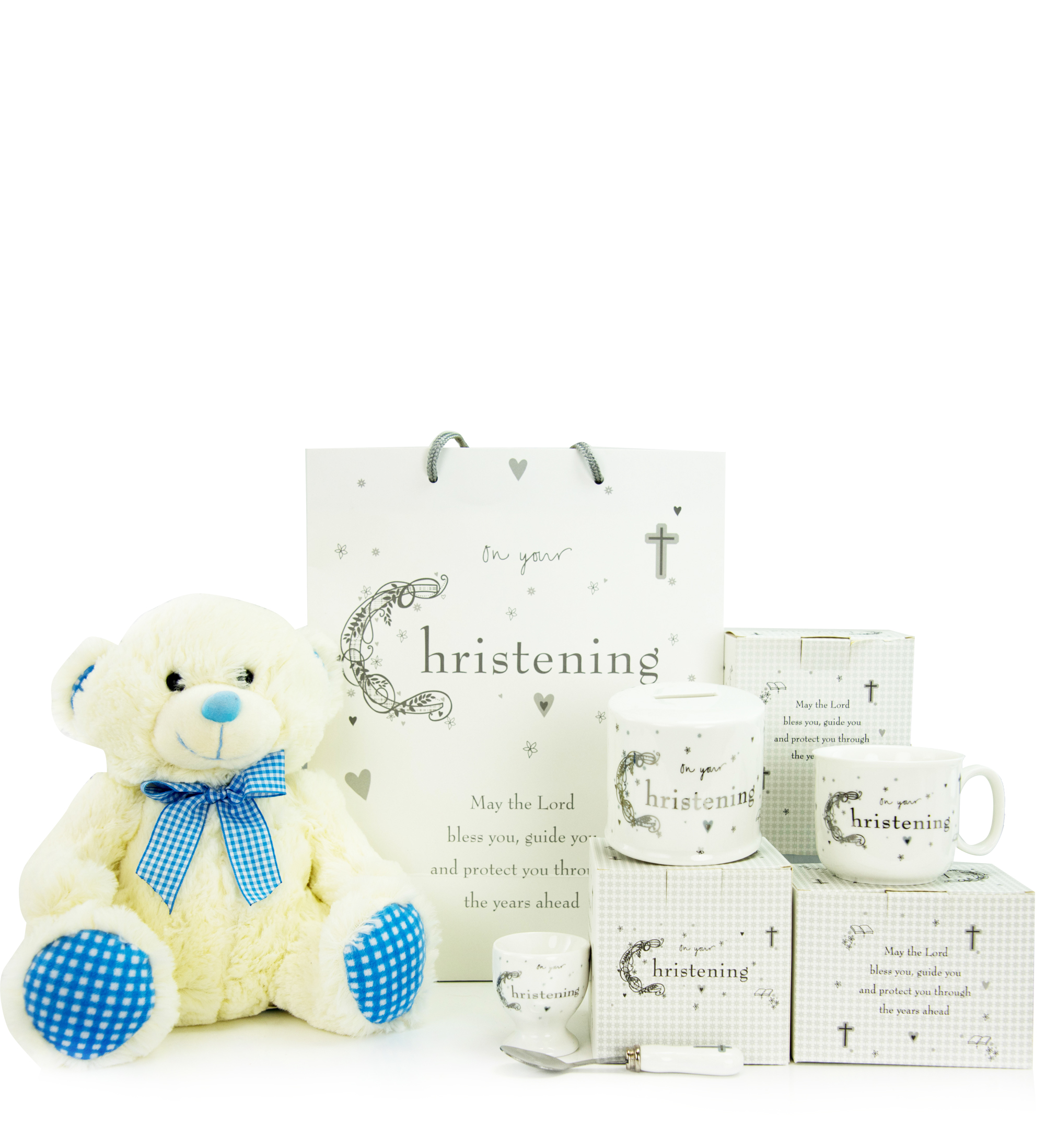 Baby Boy Christening Gift Set 123 Hampers