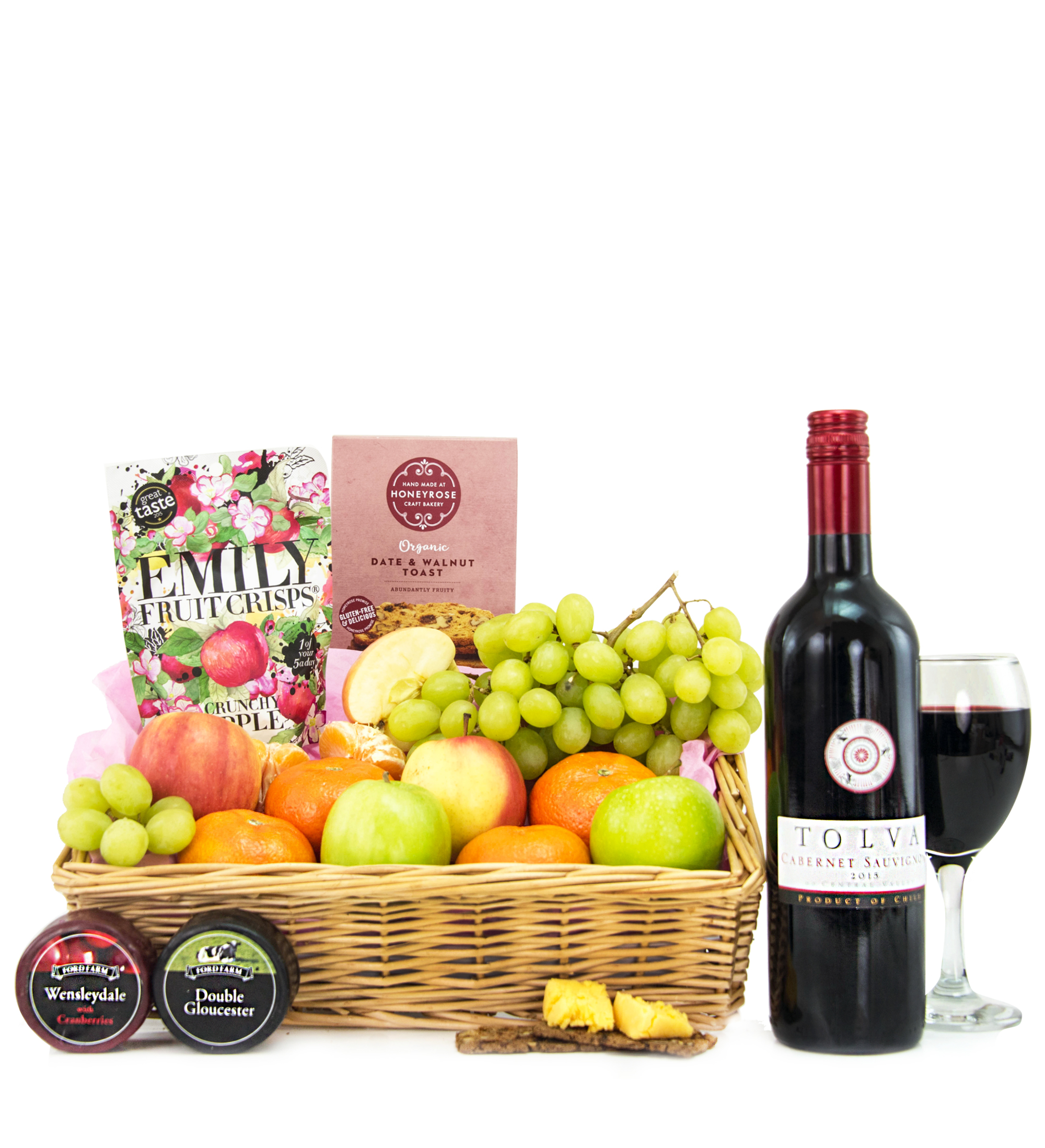Luxury Fruit and Wine 123 Hampers