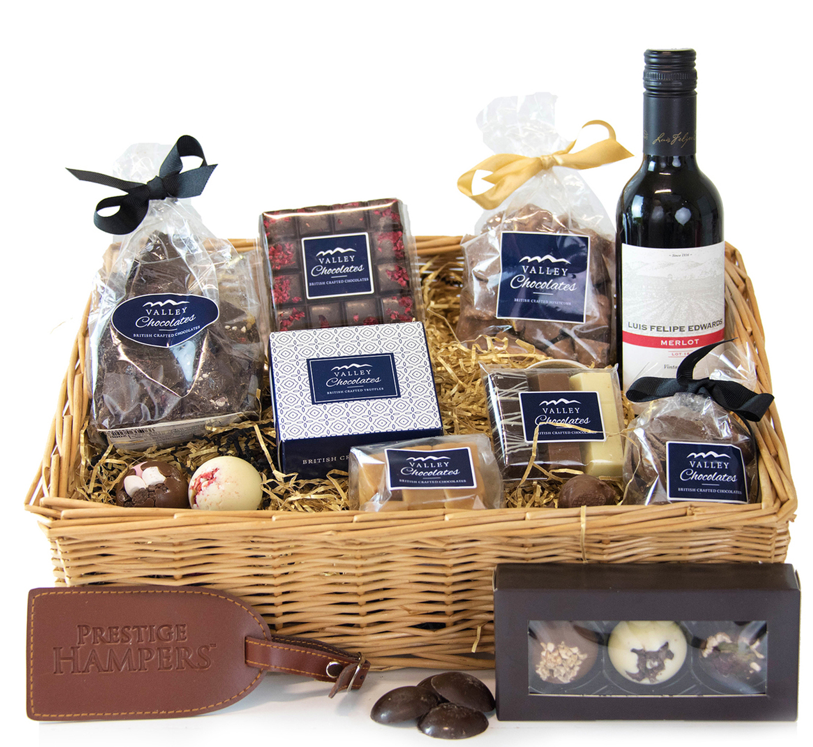 Yorkshire Chocolates Basket 123 Hampers