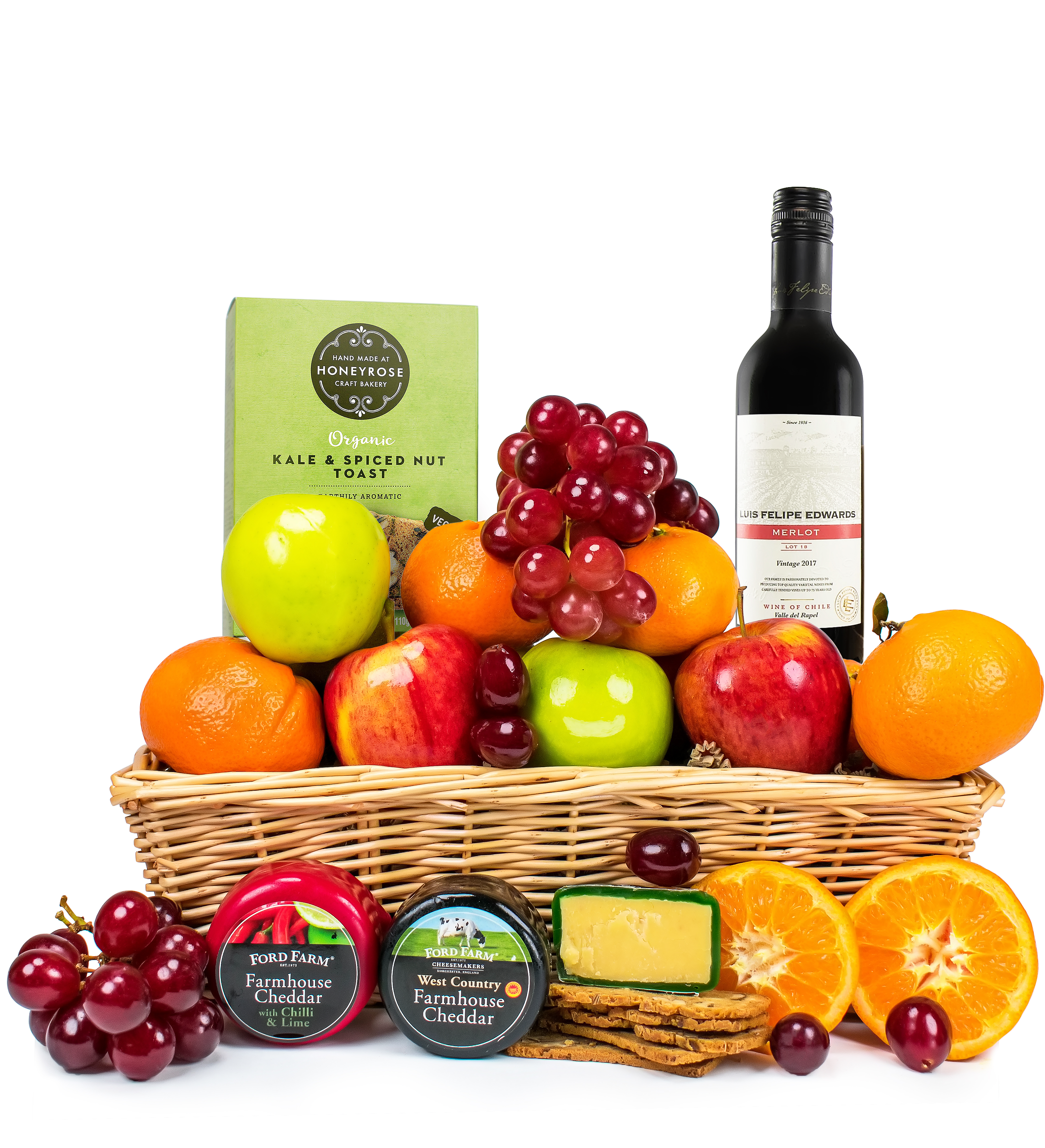 Fruit and Wine 123 Hampers